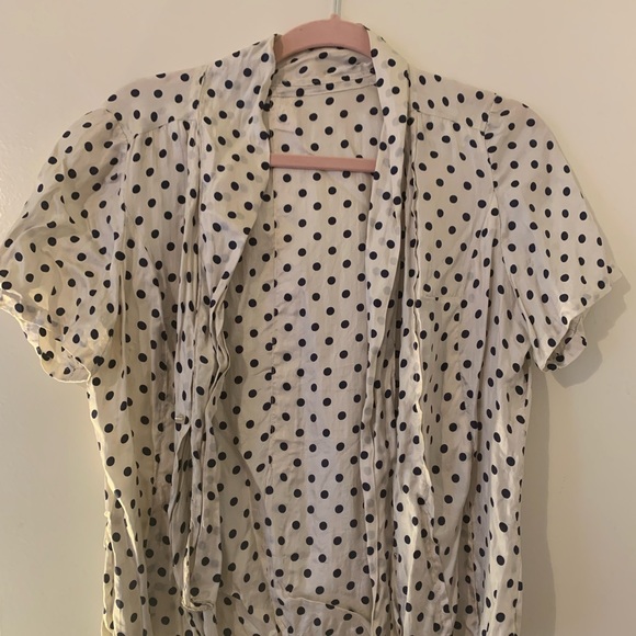 Vintage Polka Dot Blouse - Picture 2 of 7